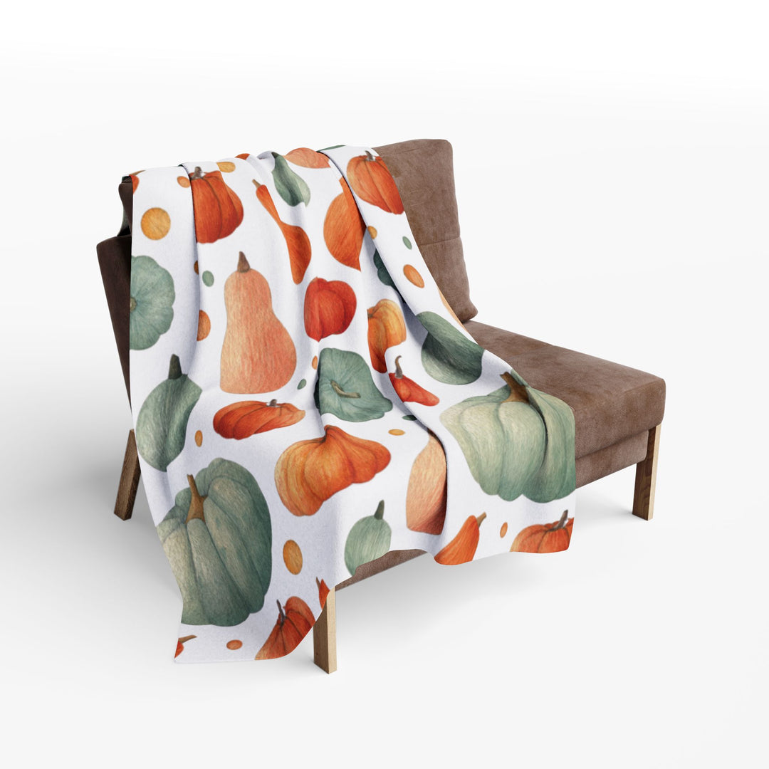 Harvest Pumpkins Fleece Blanket