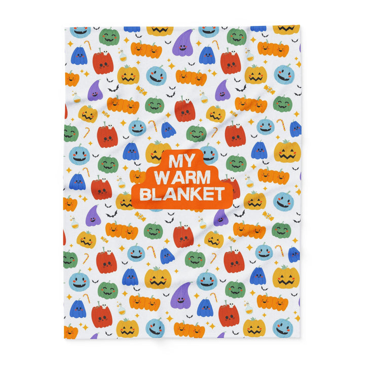 Playful Pumpkins “My Warm Blanket” Fleece Throw