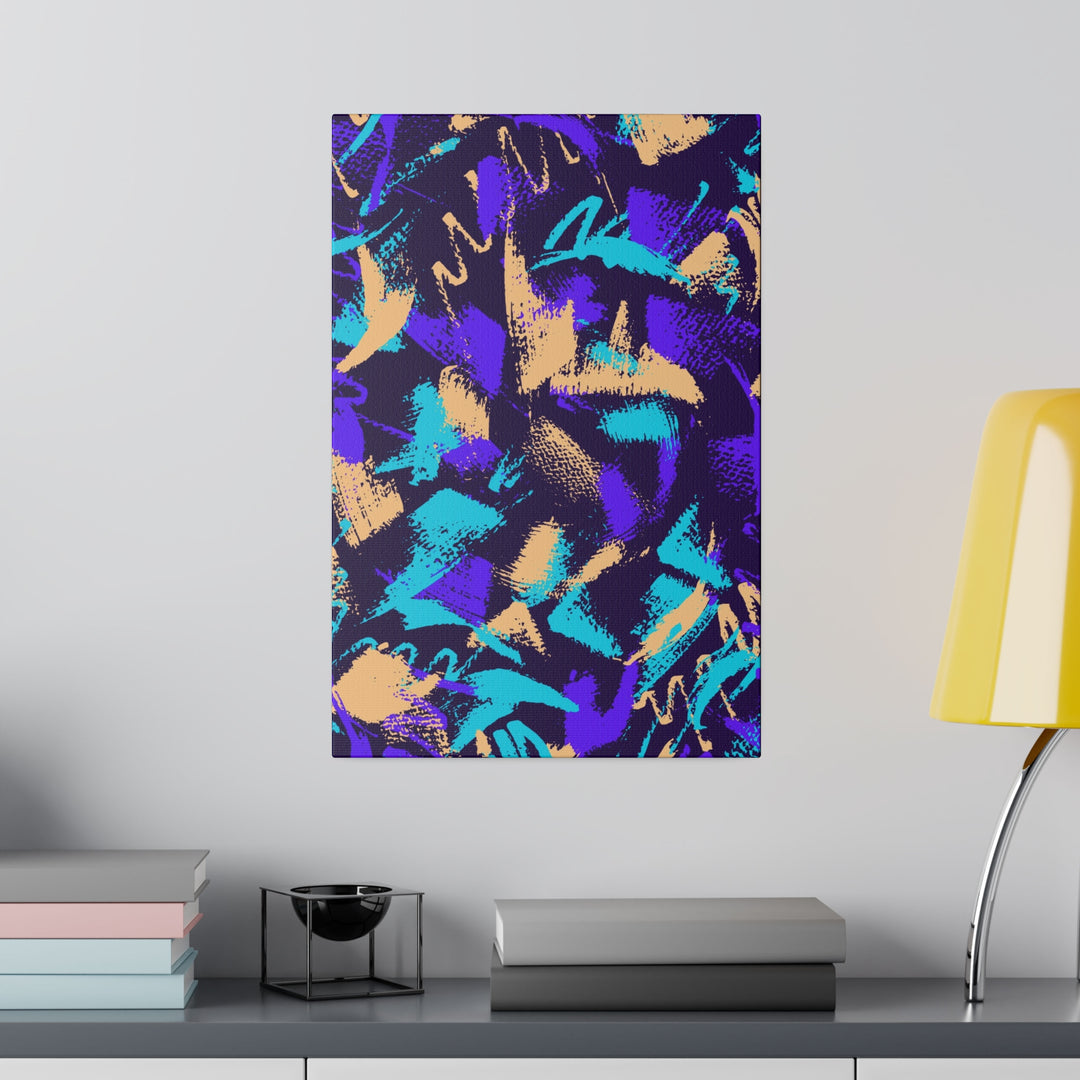 Color Burst Matte Canvas