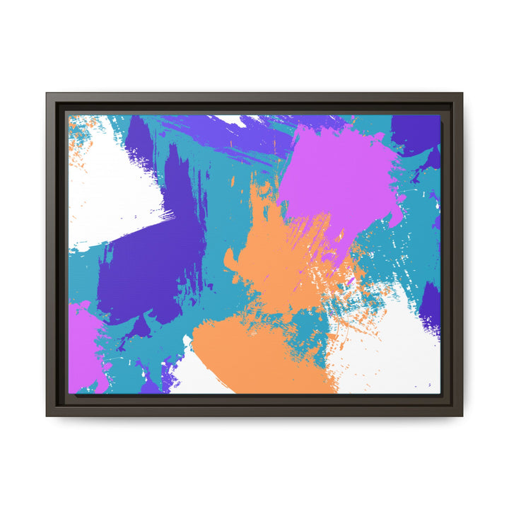 Brushstrokes Harmony Framed Canvas