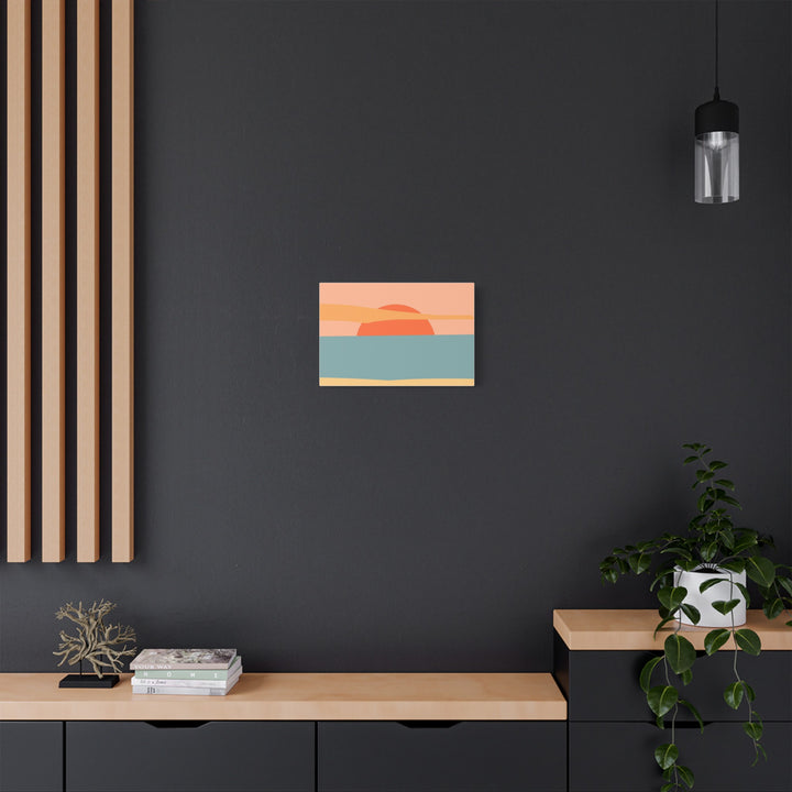 Sunset Serenity Satin Canvas