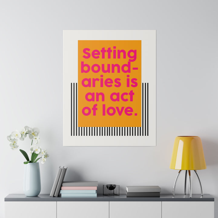 Boundaries of Love Canvas Print