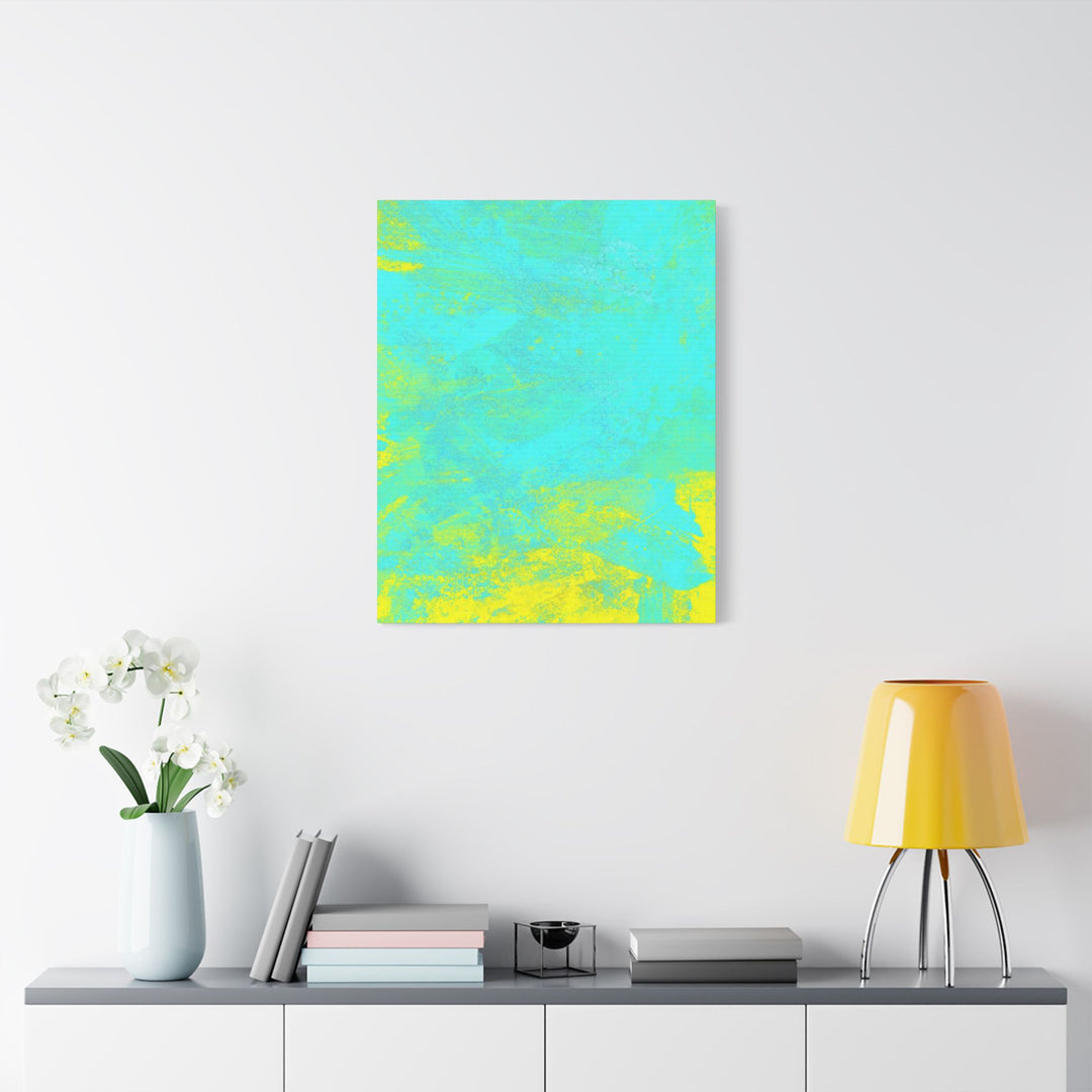 Vivid Abstract Satin Canvas Print