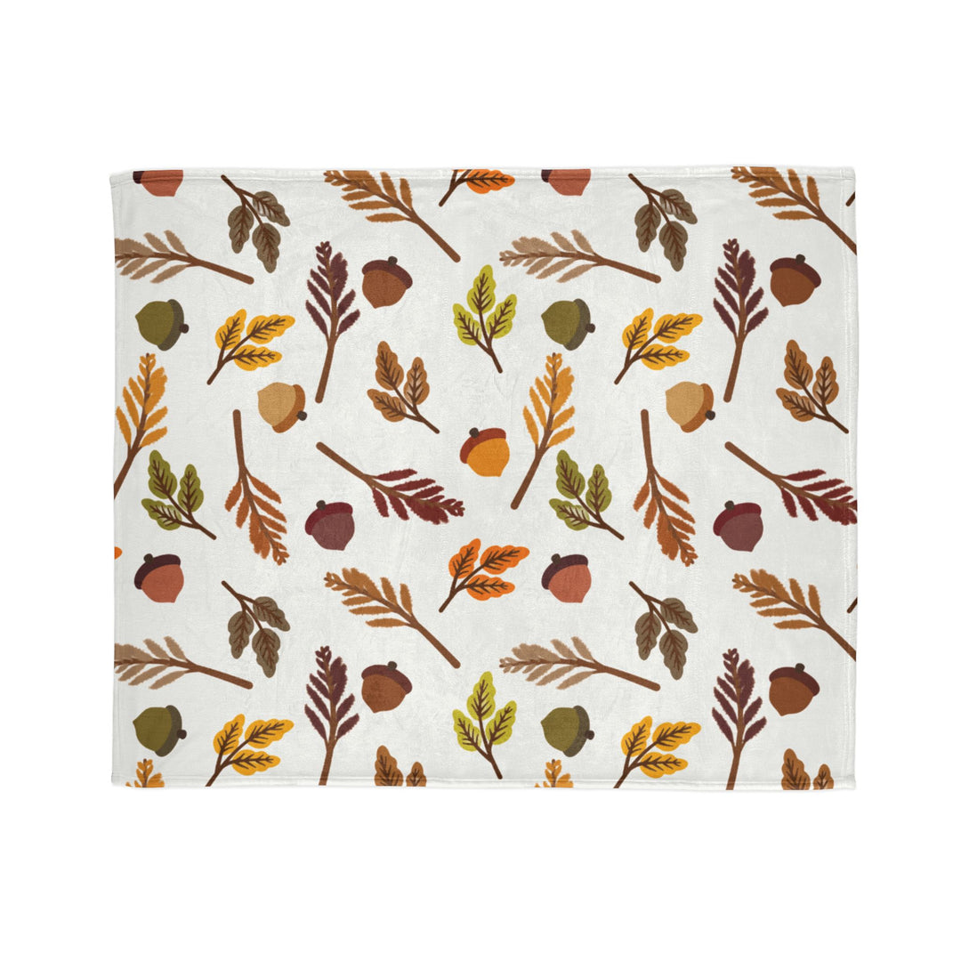 Falling Leaves Minky Blanket